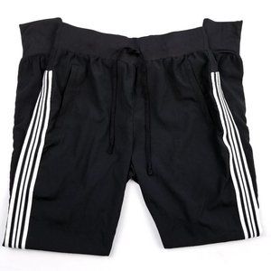 High Waisted Jogger Track Pant Black White Small